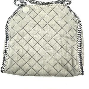 Stella McCartney Falabella Grey Quilted Chain Bag